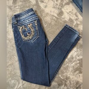 Miss Me skinny jeans. Size 26